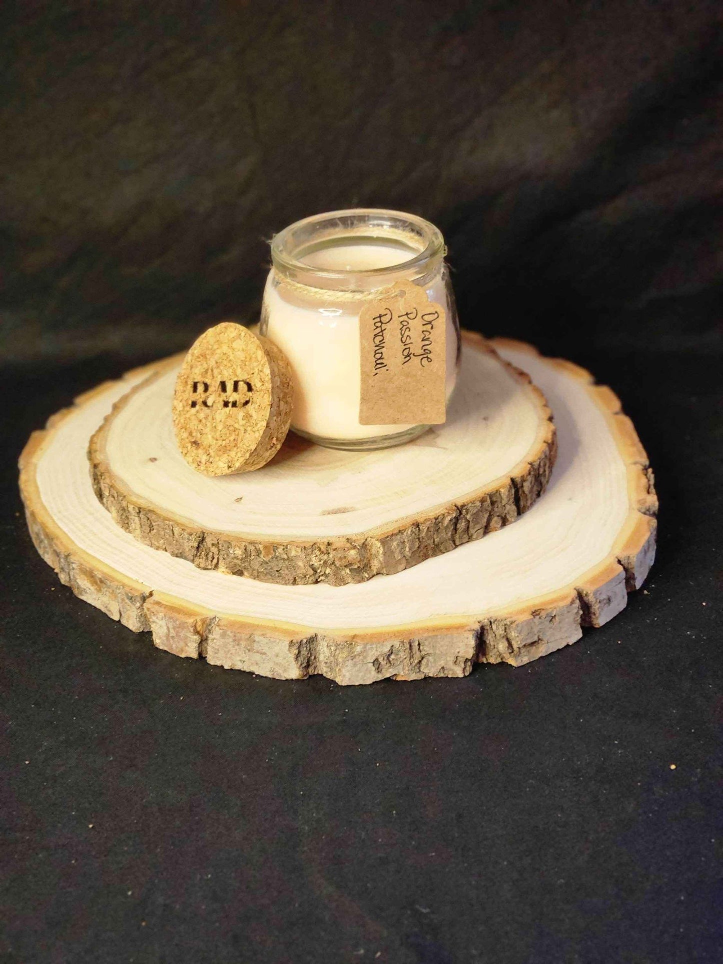 Orange Patchouli Scented Soy Candle