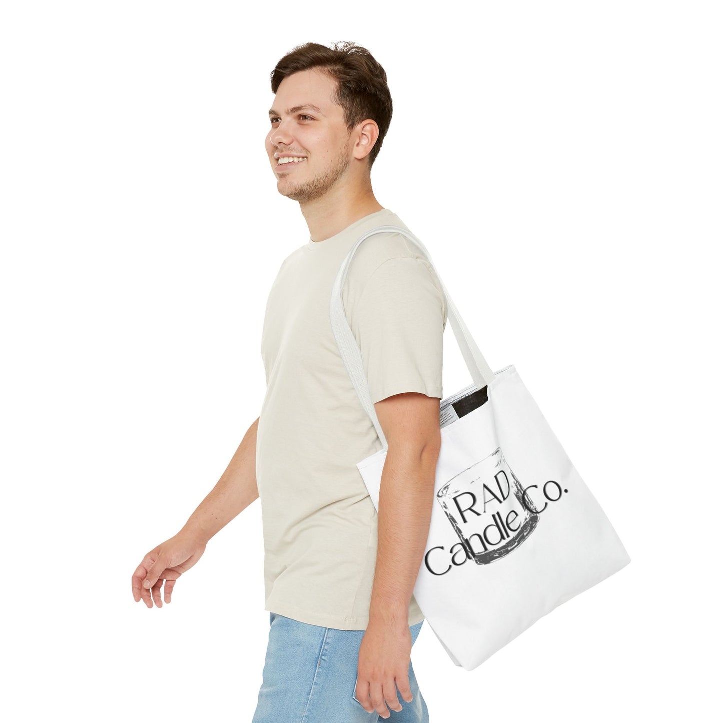RAD Candle Co. Tote Bag | Eco-Friendly Shopping Bag | Gift for Candle Lovers | Everyday Carry-All | Stylish and Versatile