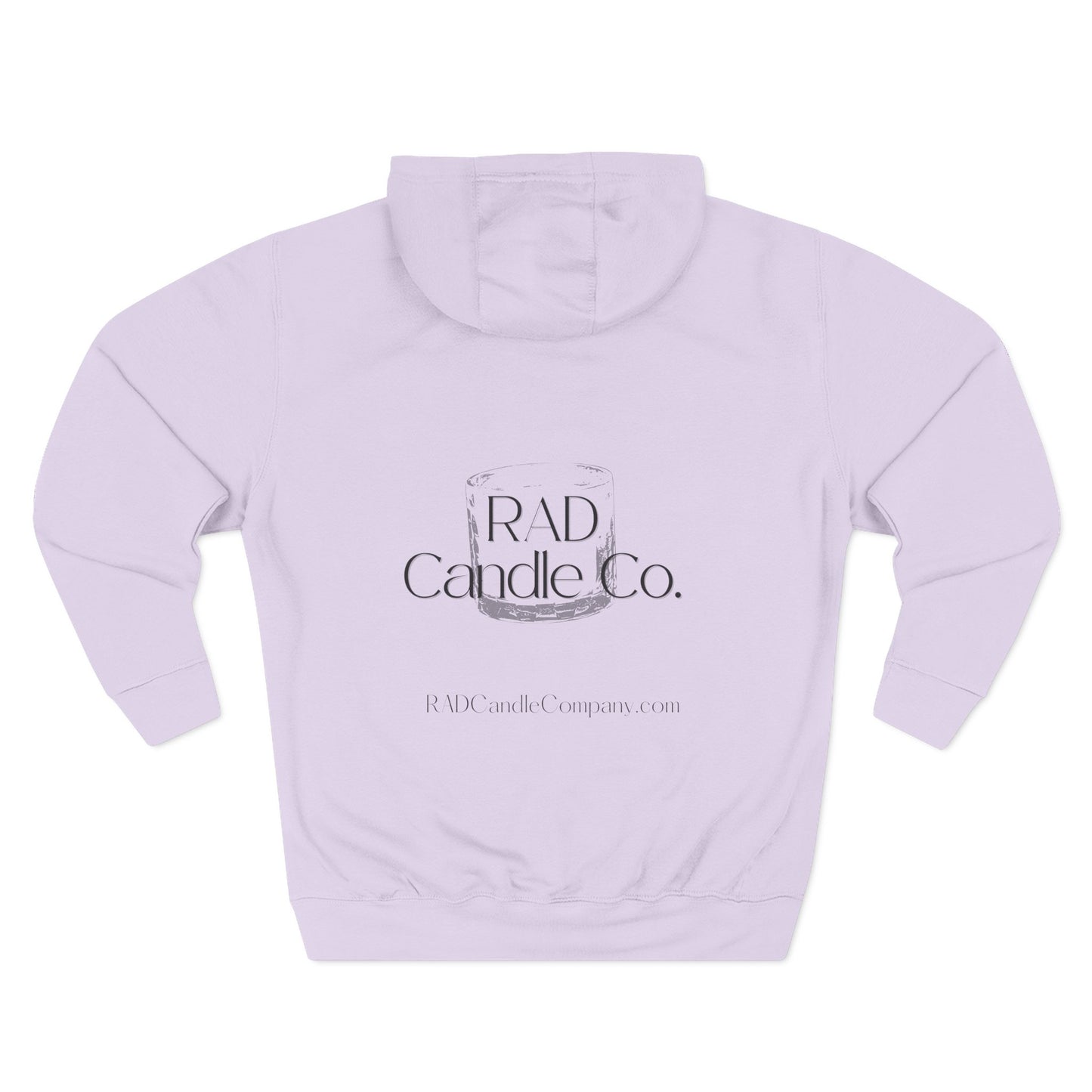 Three-Panel Fleece Hoodie for Cozy Days, Perfect Gift for Candle Lovers