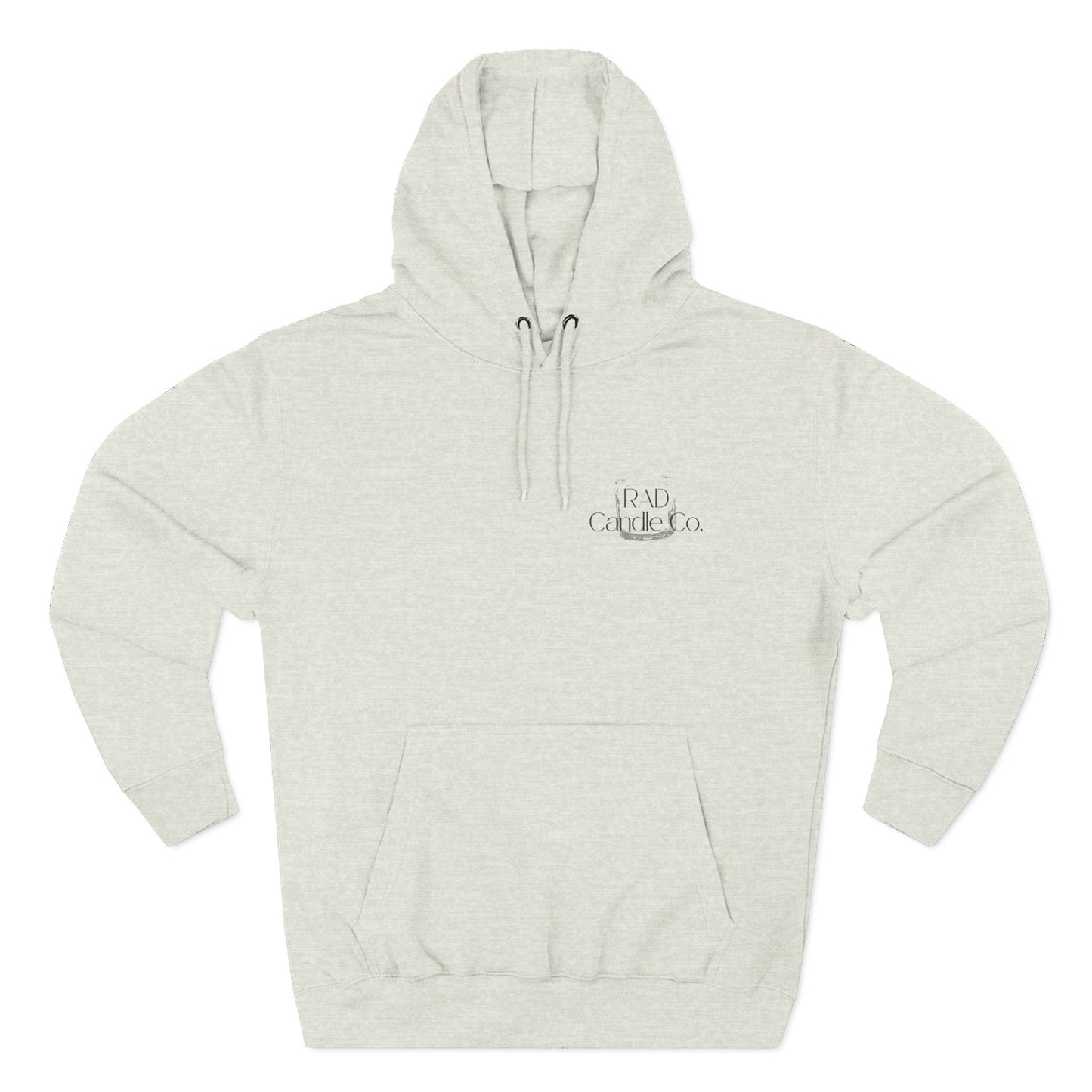 Three-Panel Fleece Hoodie for Cozy Days, Perfect Gift for Candle Lovers