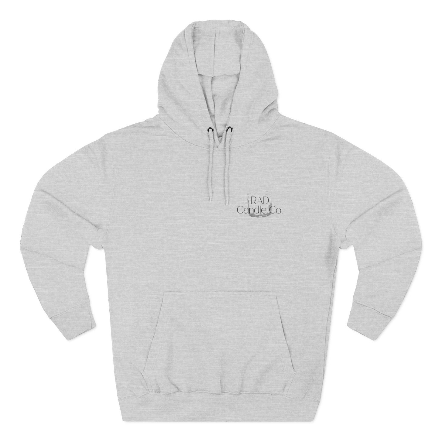 Three-Panel Fleece Hoodie for Cozy Days, Perfect Gift for Candle Lovers