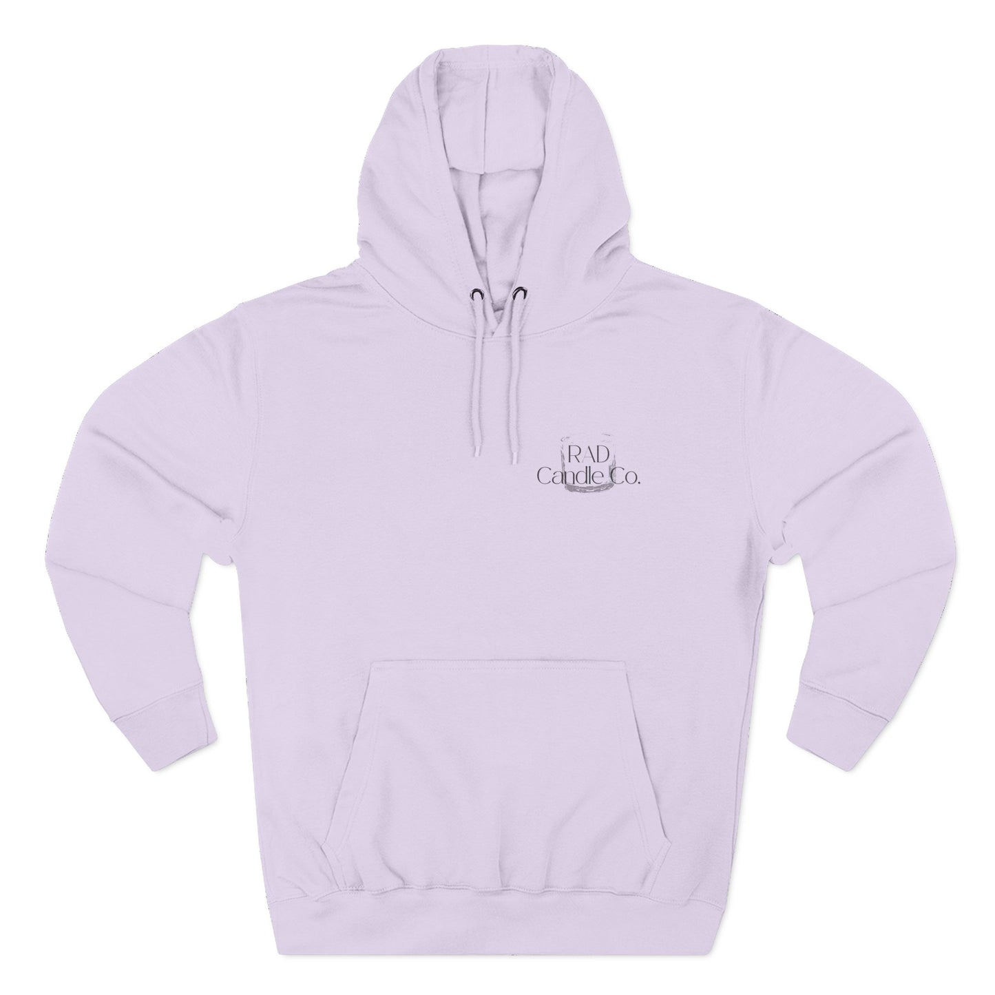 Three-Panel Fleece Hoodie for Cozy Days, Perfect Gift for Candle Lovers