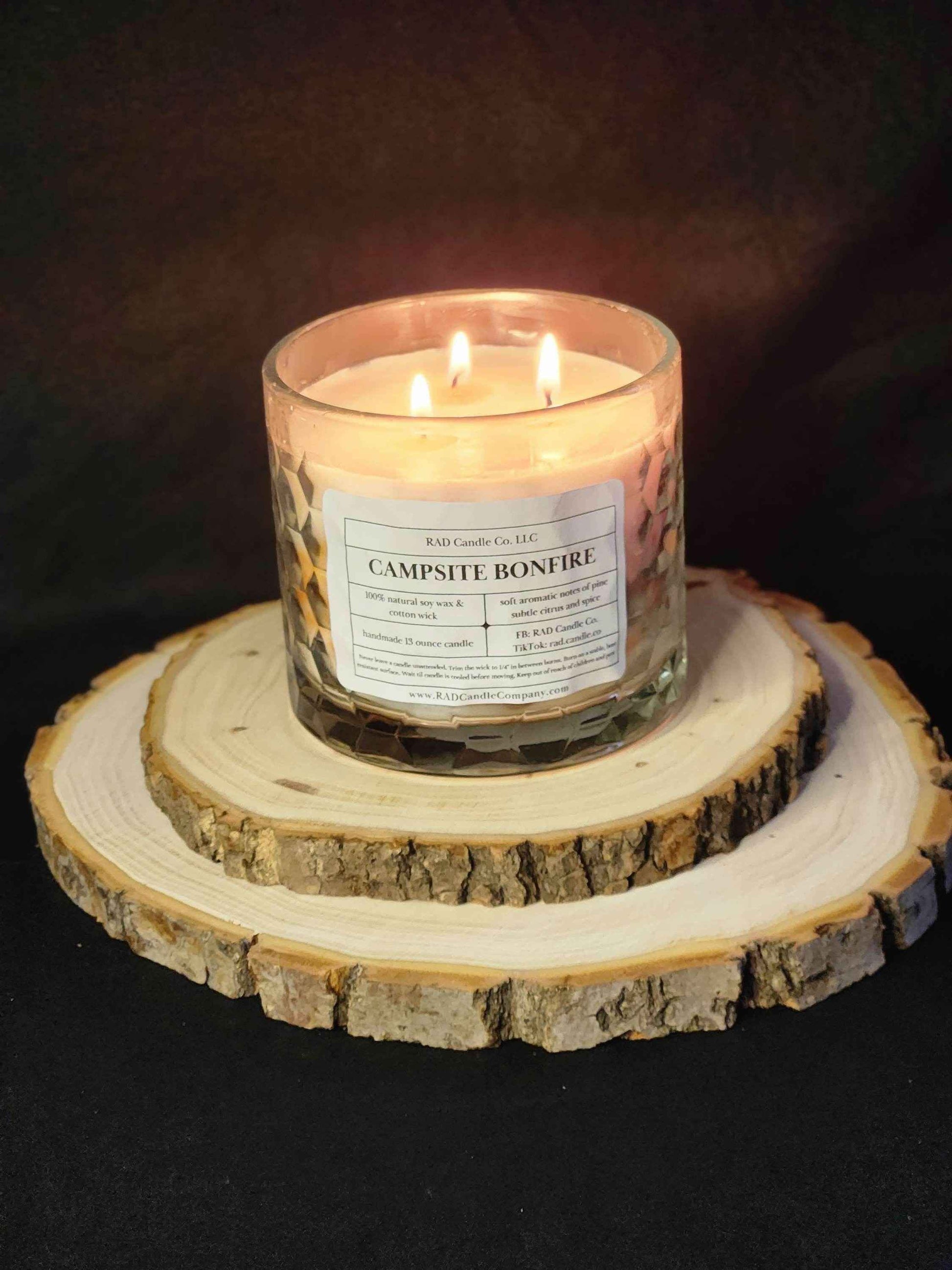 Santa's Fireplace - Fireside Scented Soy Candle