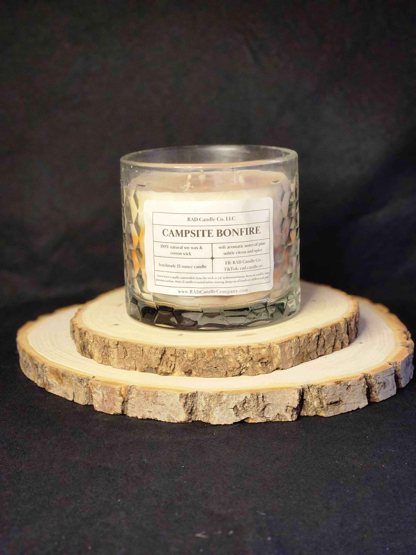 Santa's Fireplace - Fireside Scented Soy Candle