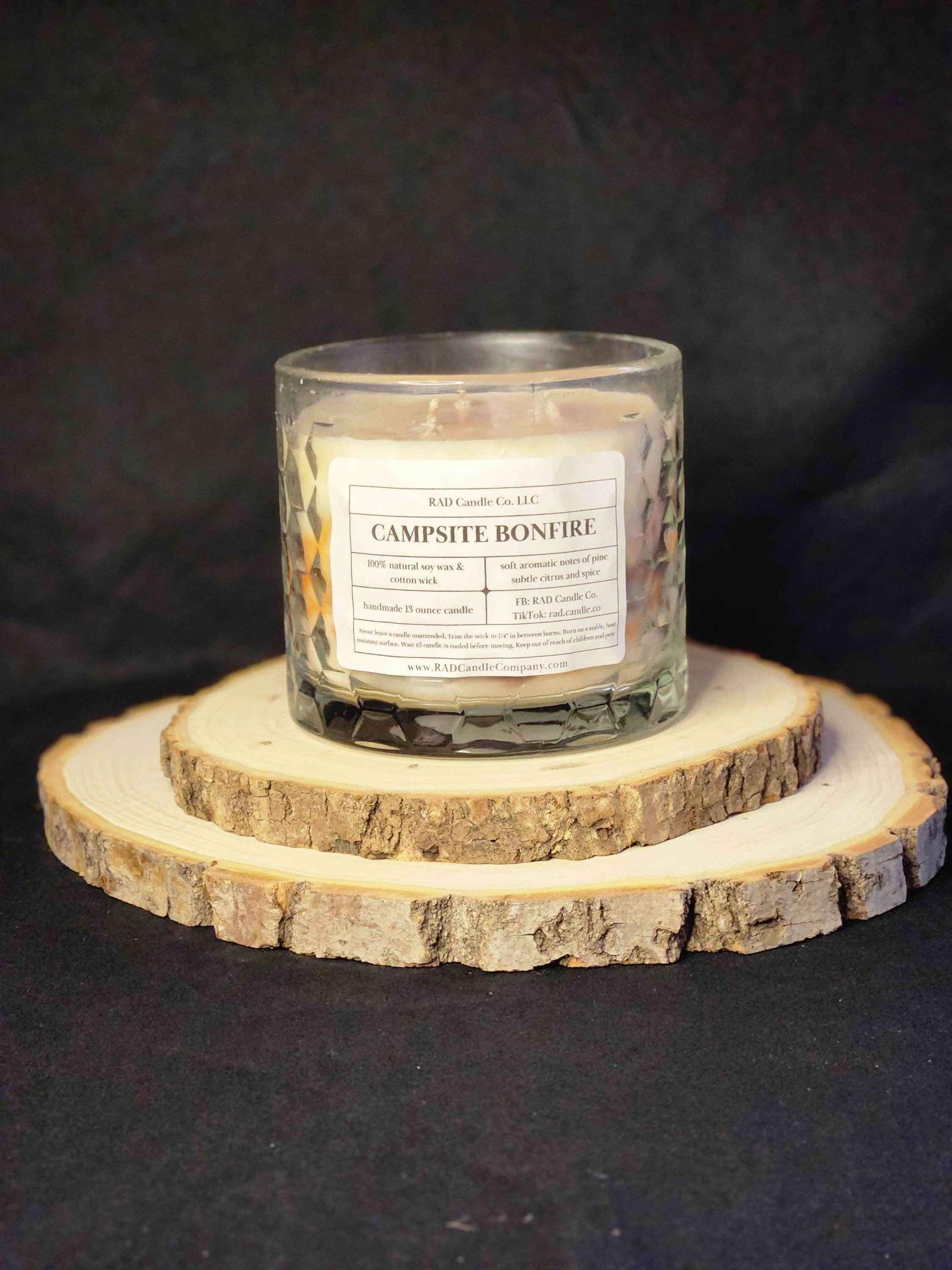 Santa's Fireplace - Fireside Scented Soy Candle