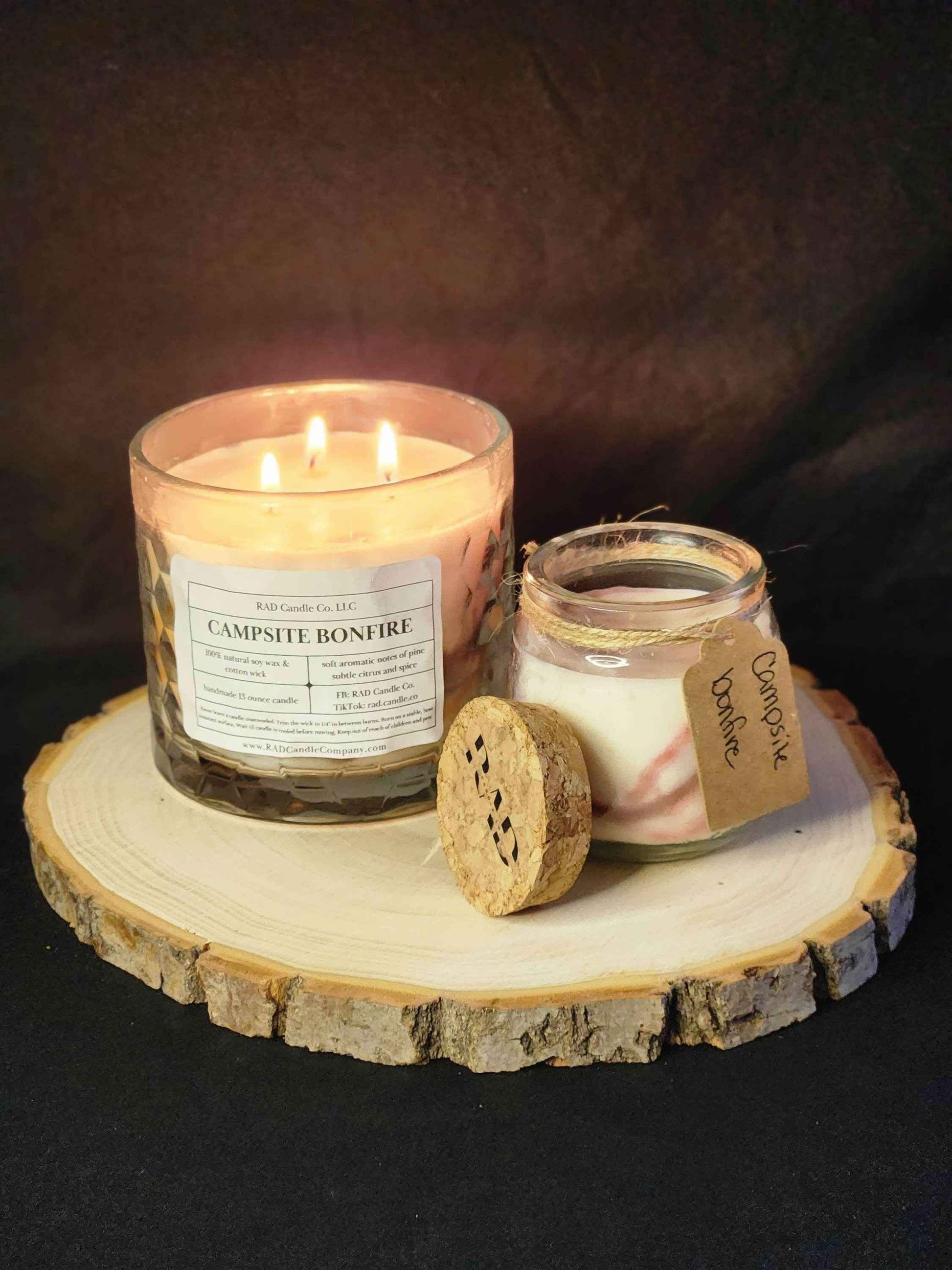 Santa's Fireplace - Fireside Scented Soy Candle