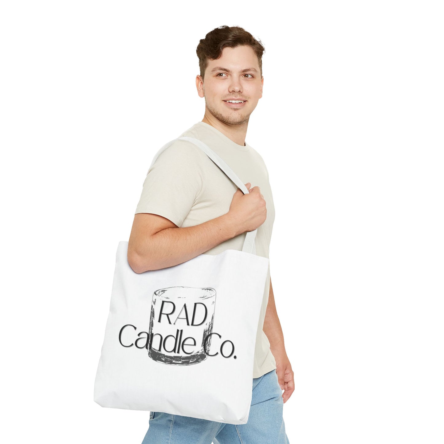 RAD Candle Co. Tote Bag | Eco-Friendly Shopping Bag | Gift for Candle Lovers | Everyday Carry-All | Stylish and Versatile