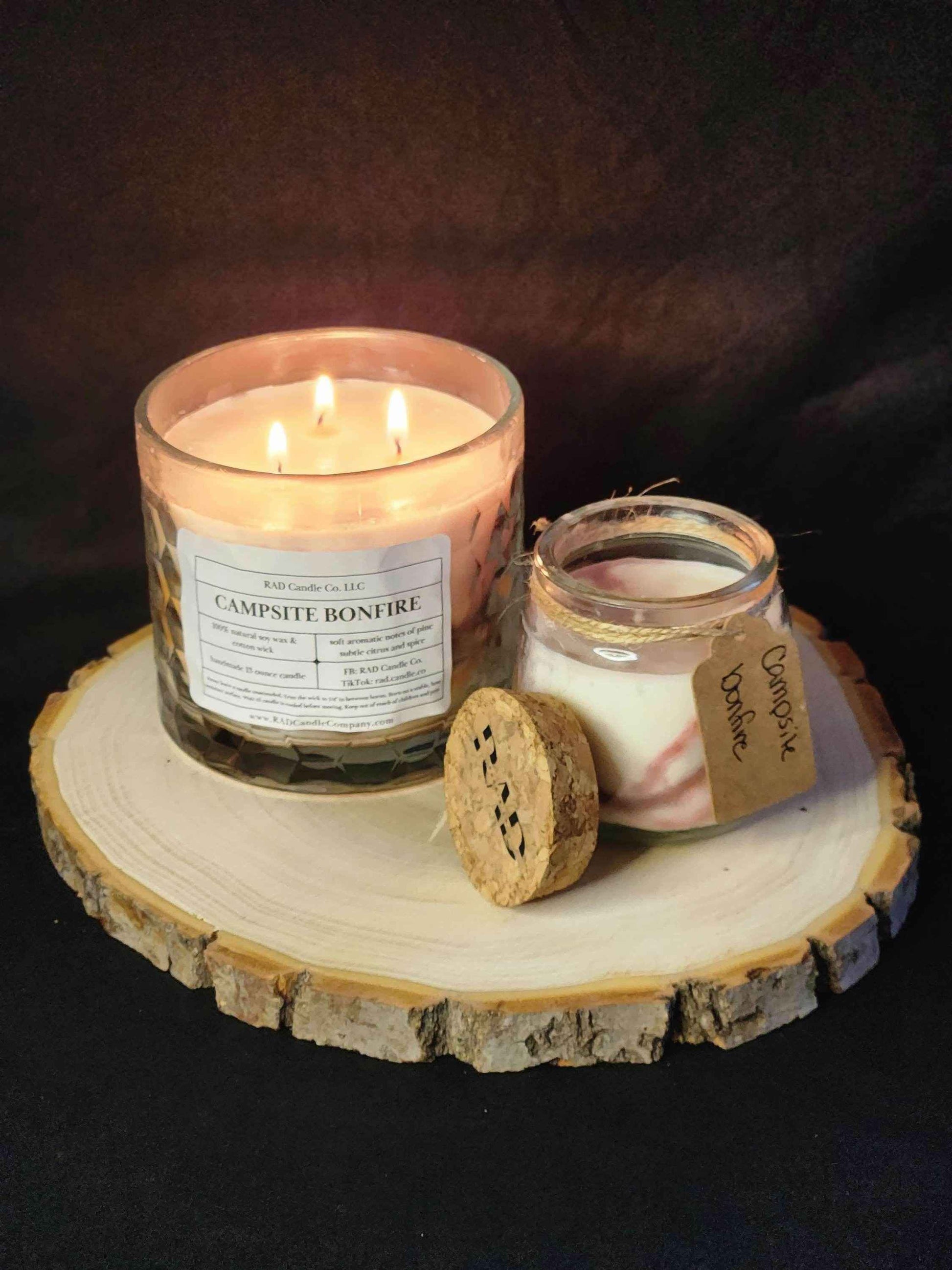 Santa's Fireplace - Fireside Scented Soy Candle