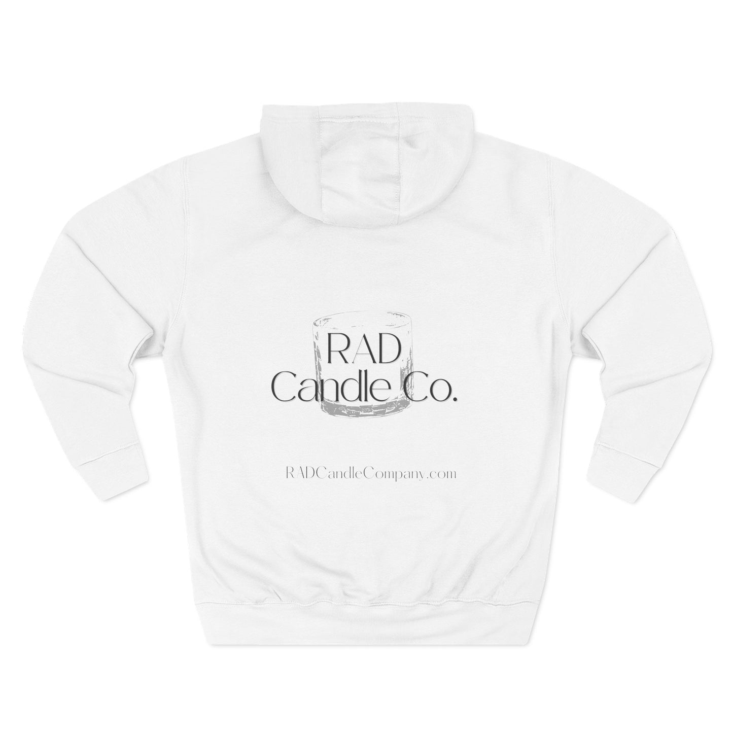 Three-Panel Fleece Hoodie for Cozy Days, Perfect Gift for Candle Lovers