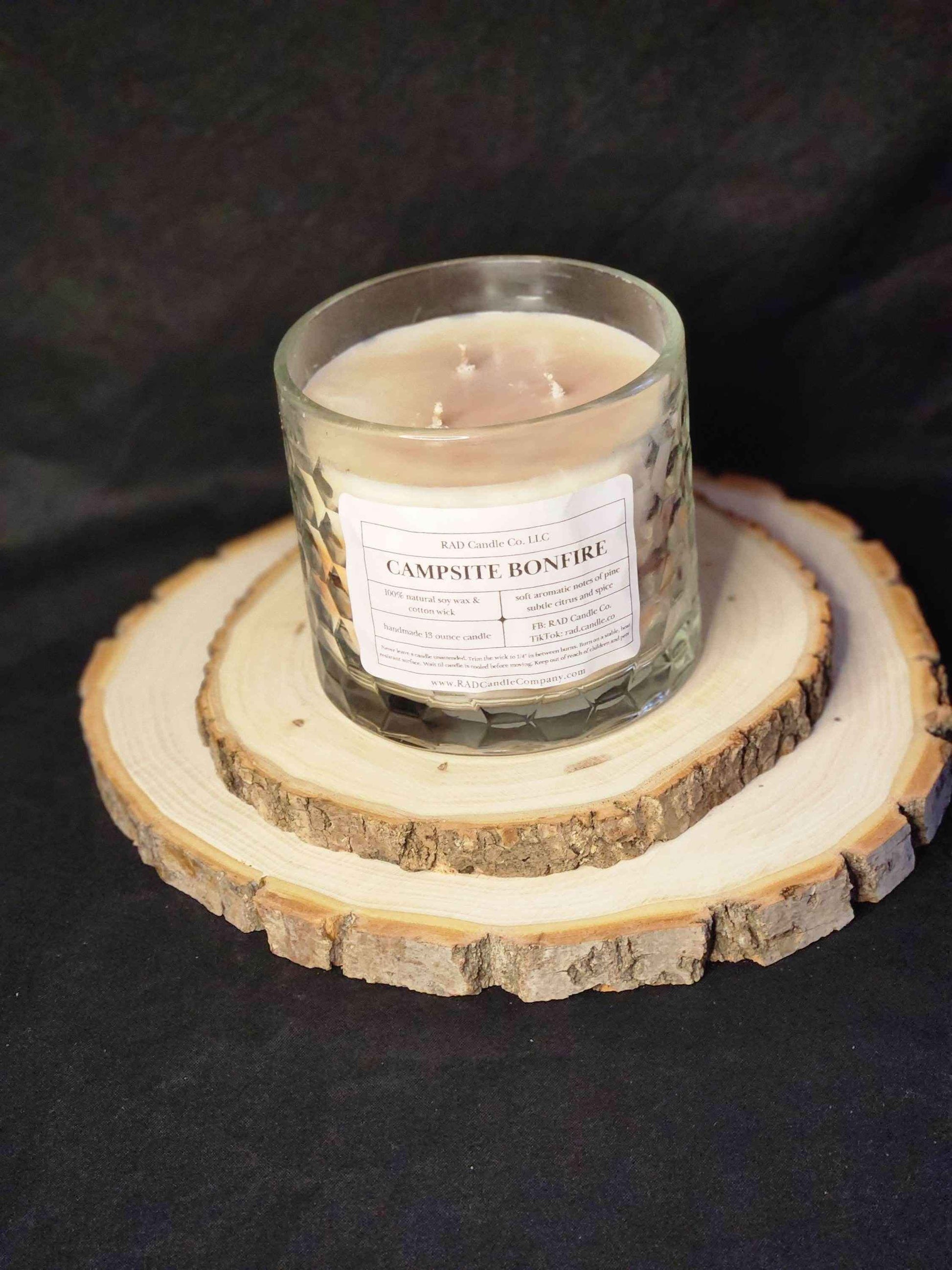 Santa's Fireplace - Fireside Scented Soy Candle