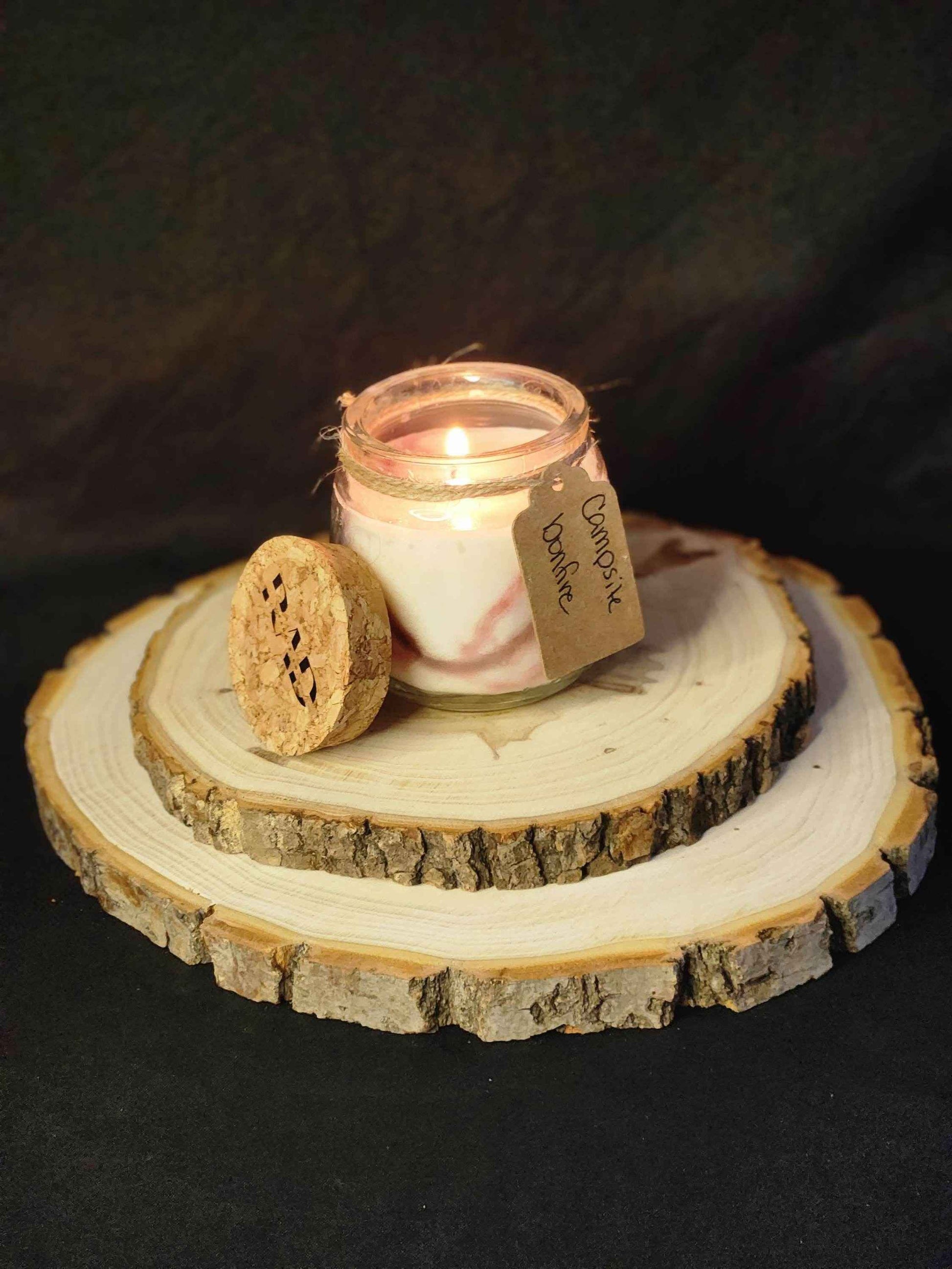 Santa's Fireplace - Fireside Scented Soy Candle