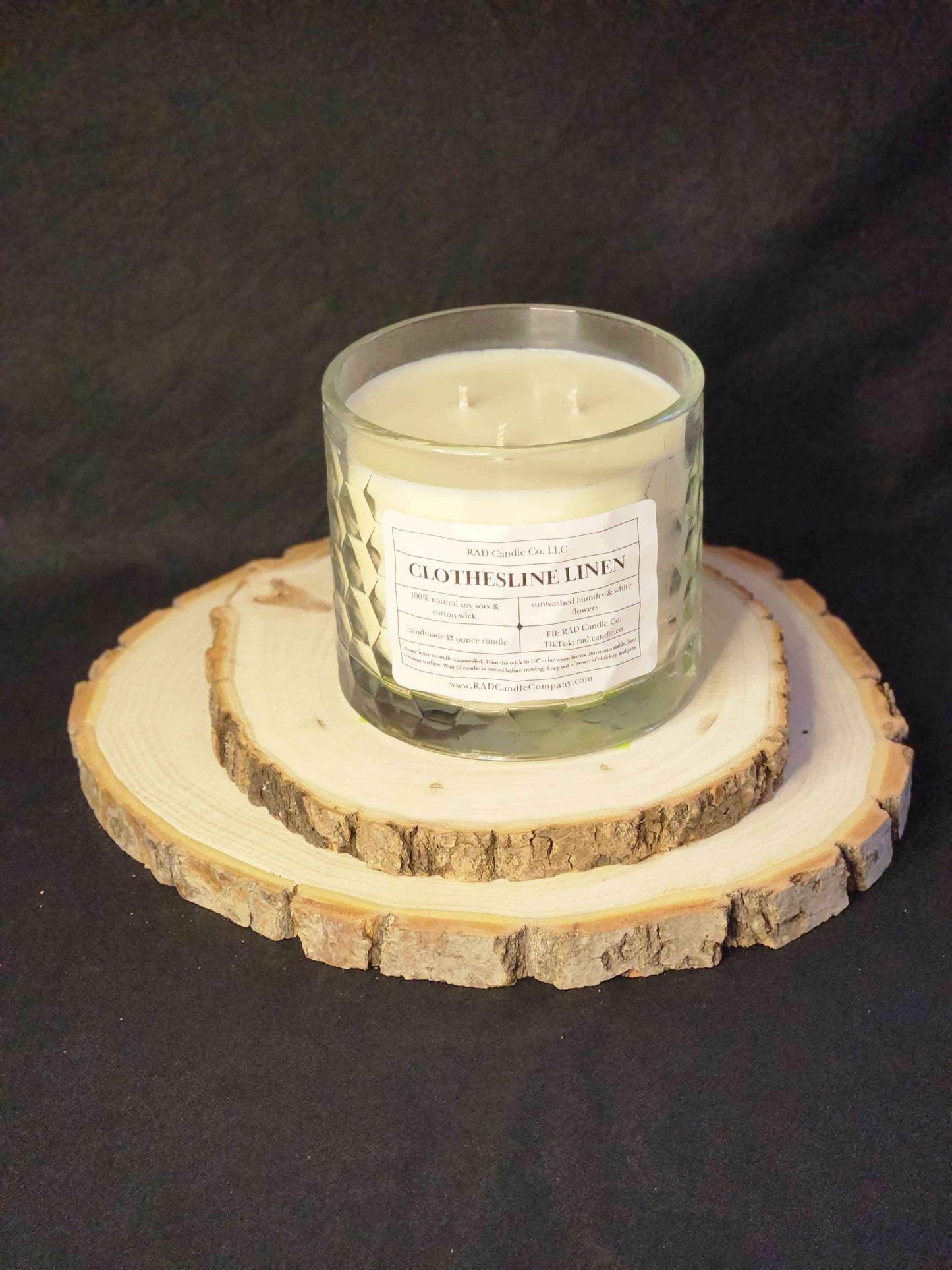 Linen Scented Soy Candle - Clothesline Linen
