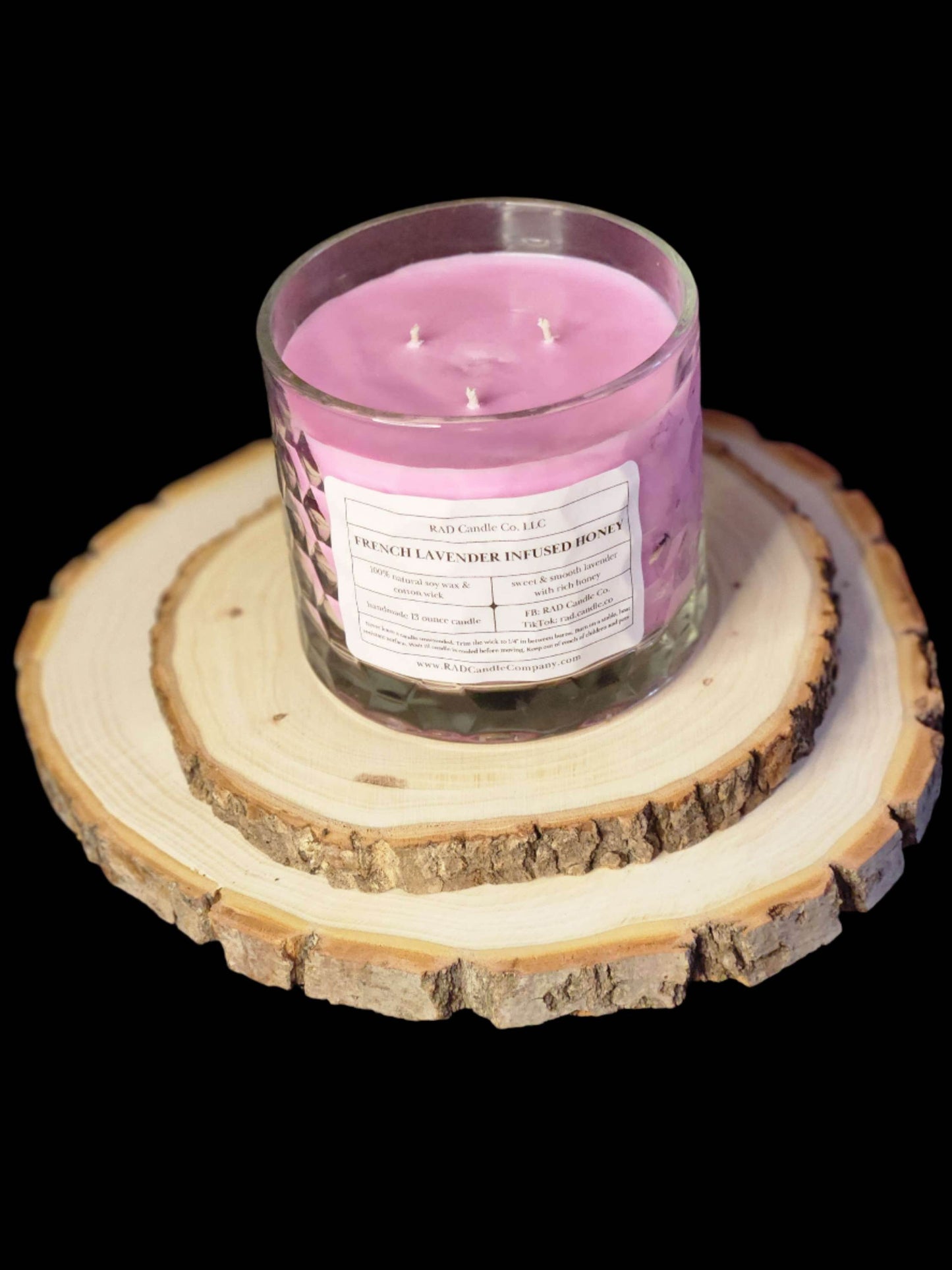 French Lavender Honey Soy Candle - RAD Candle Co.