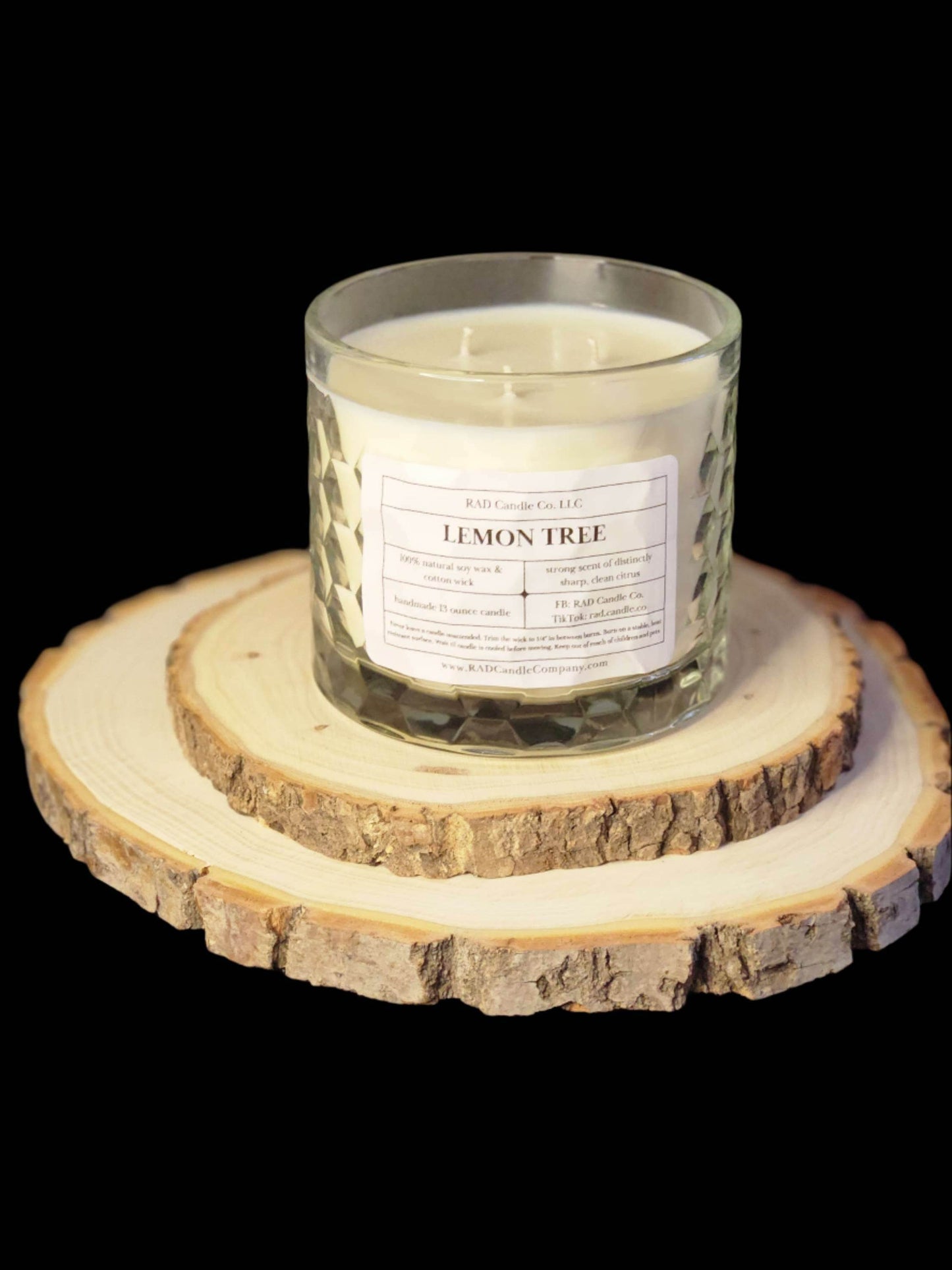 Lemon Tree- Lemon Scented Soy Candle - RAD Candle Co.