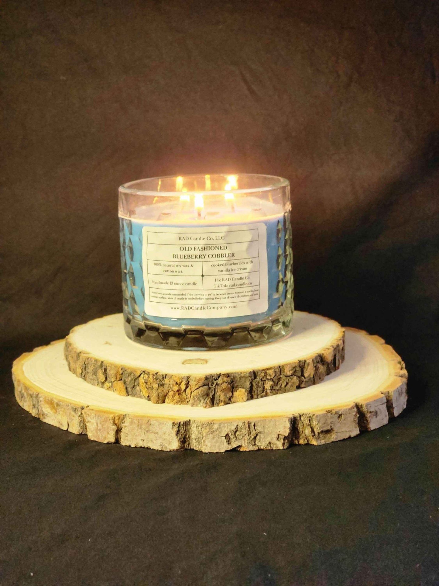 Old Fashioned Blueberry Cobbler Scented Soy Candle