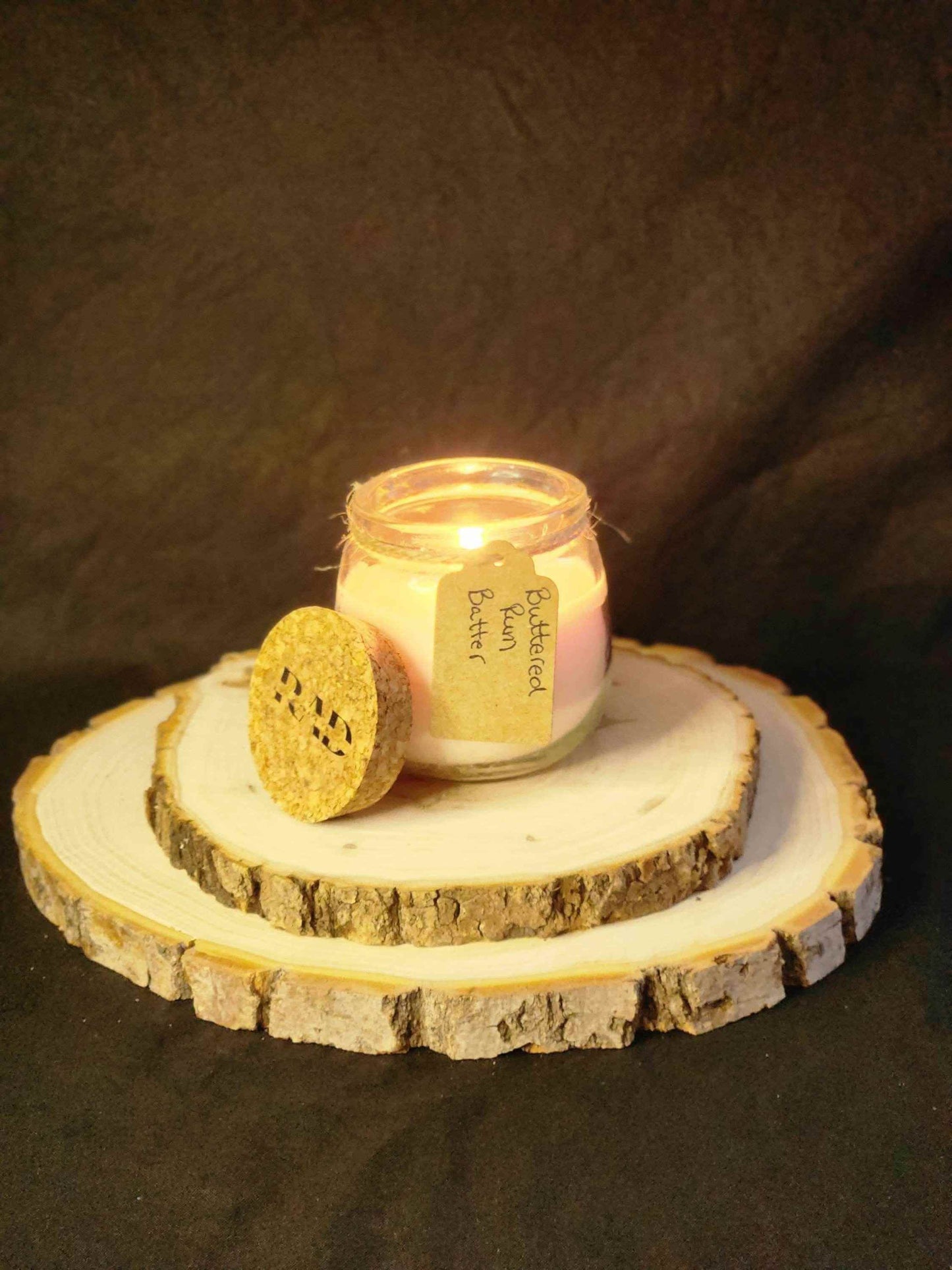 Buttered Rum Scented Soy Candle - Buttered Rum Batter