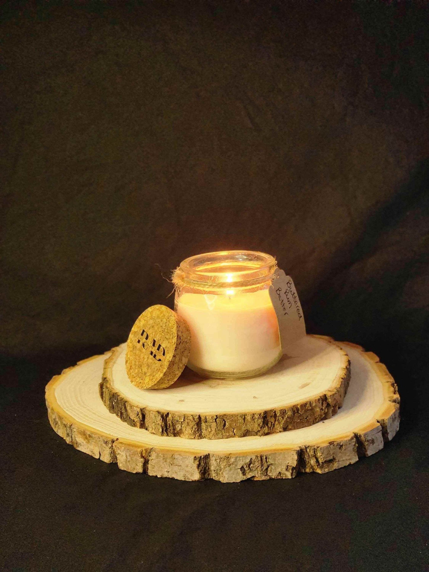 Buttered Rum Scented Soy Candle - Buttered Rum Batter