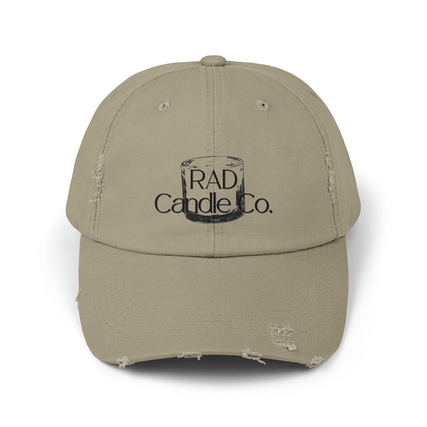 Unisex Distressed Cap with RAD Candle Co. Logo - Casual Style Hat, Trendy Accessory for Everyday Wear, Gift for Candle Lovers, [...]