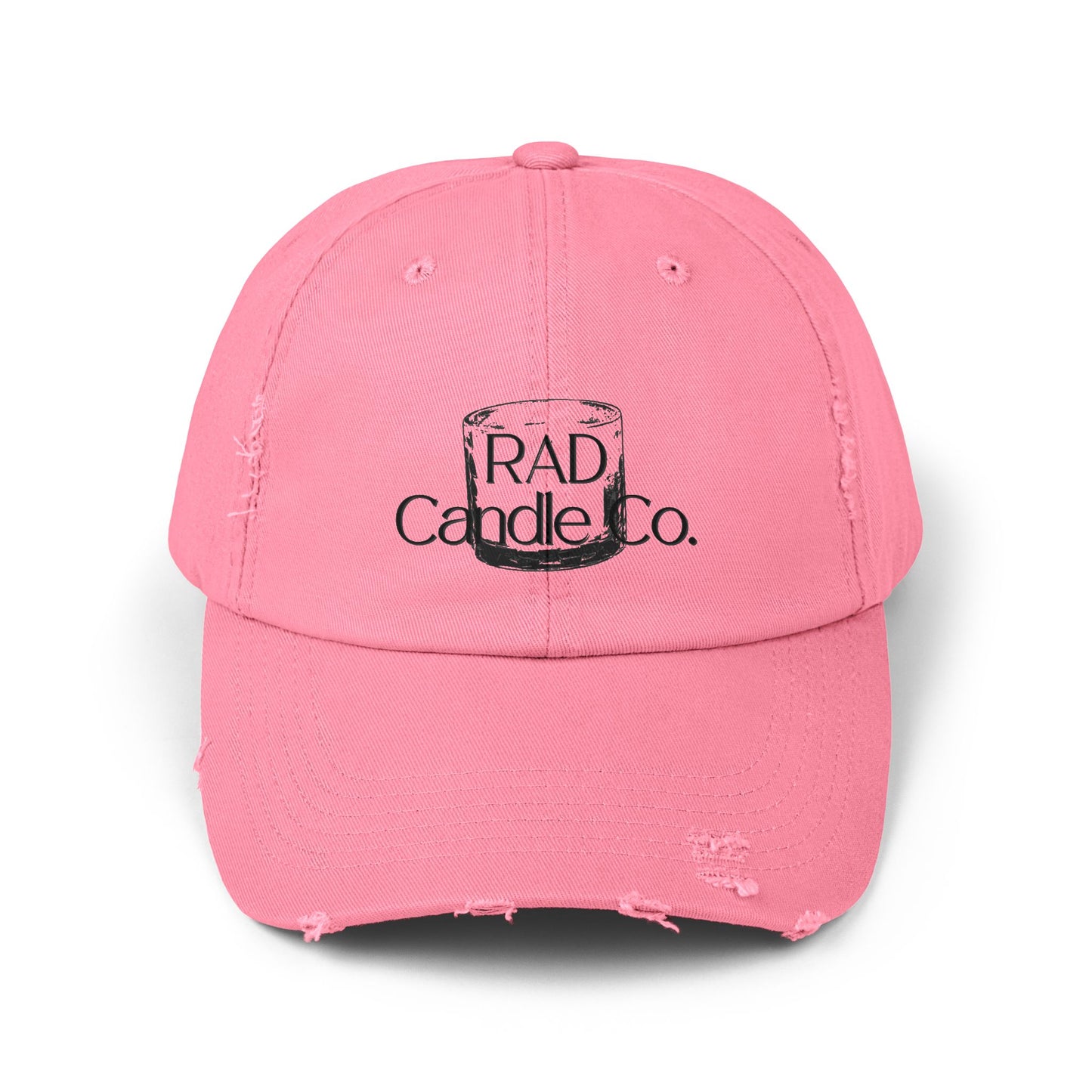Unisex Distressed Cap with RAD Candle Co. Logo - Casual Style Hat, Trendy Accessory for Everyday Wear, Gift for Candle Lovers, [...]
