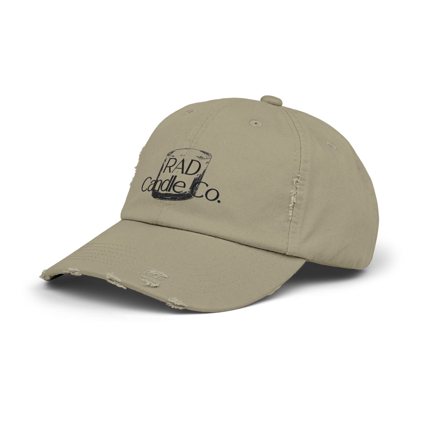 Unisex Distressed Cap with RAD Candle Co. Logo - Casual Style Hat, Trendy Accessory for Everyday Wear, Gift for Candle Lovers, [...]