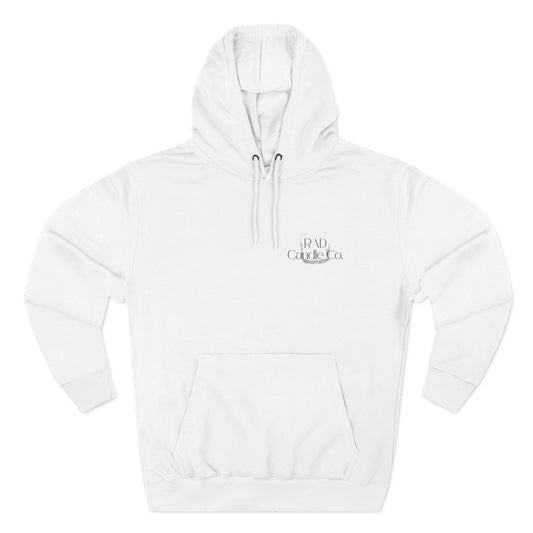 Three-Panel Fleece Hoodie for Cozy Days, Perfect Gift for Candle Lovers