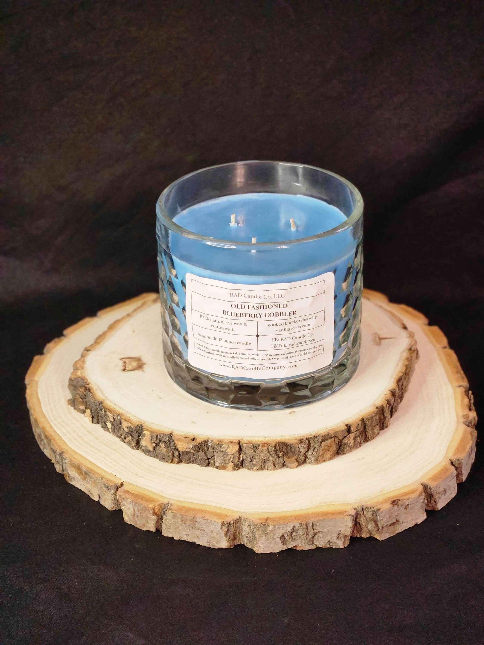Old Fashioned Blueberry Cobbler Scented Soy Candle