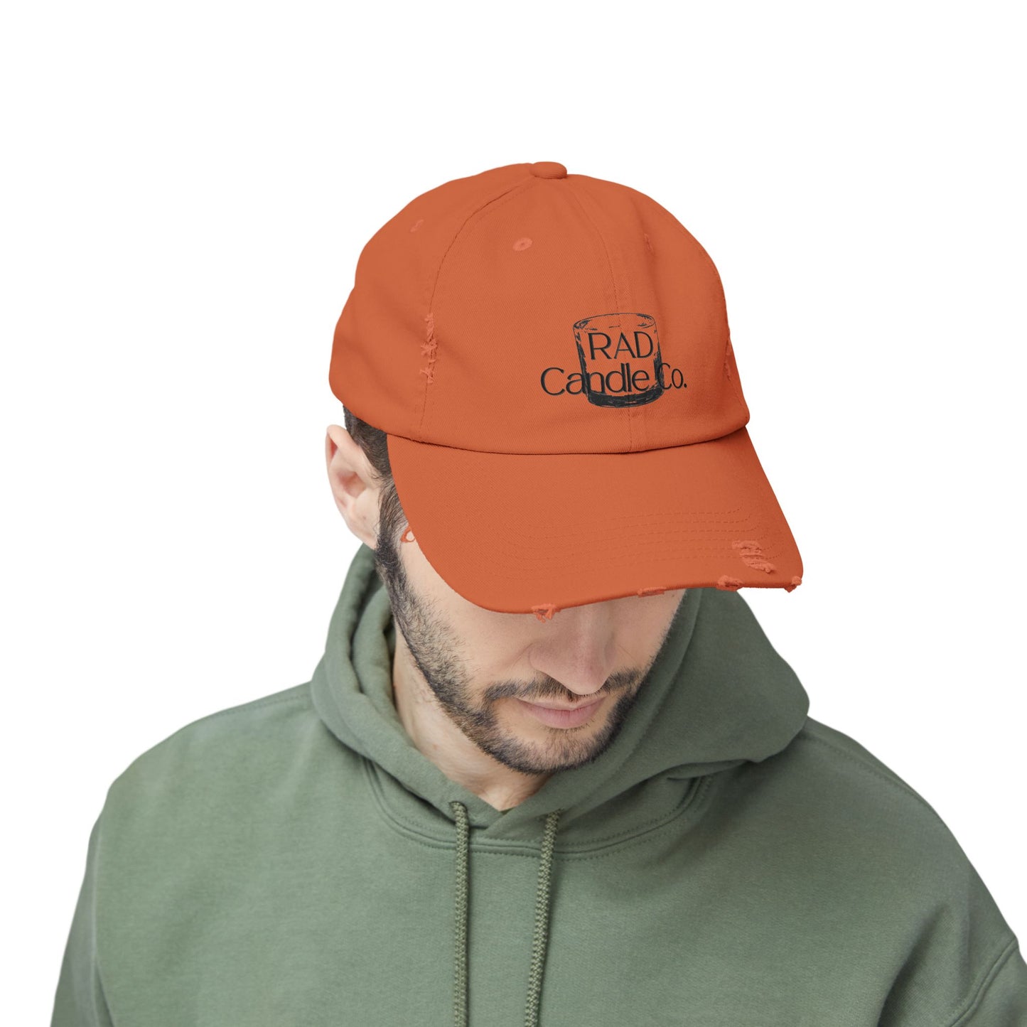 Unisex Distressed Cap with RAD Candle Co. Logo - Casual Style Hat, Trendy Accessory for Everyday Wear, Gift for Candle Lovers, [...]