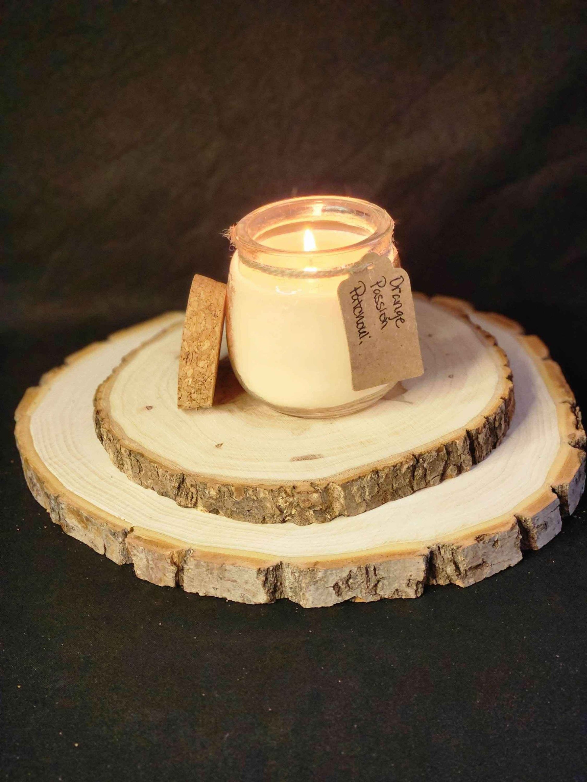 Orange Patchouli Scented Soy Candle