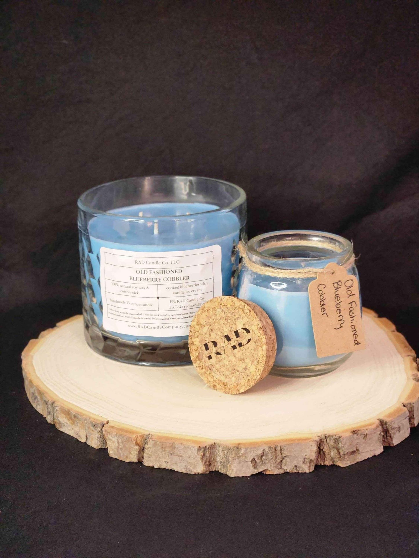 Old Fashioned Blueberry Cobbler Scented Soy Candle