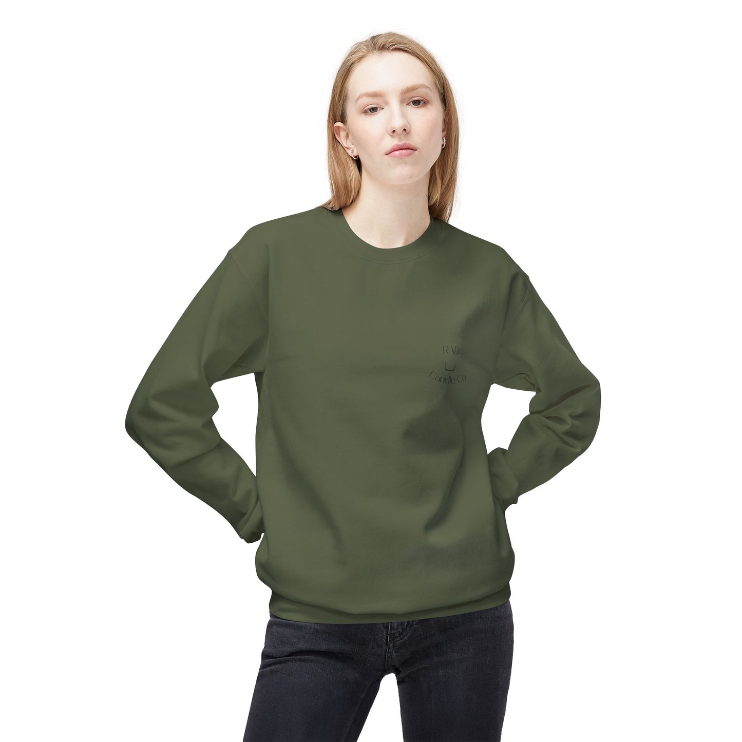 RAD Candle Co. Unisex Midweight Fleece Crewneck Sweatshirt - Cozy Gift, Casual Style, Home Comfort, Eco-Friendly Apparel, Perfect for [...]