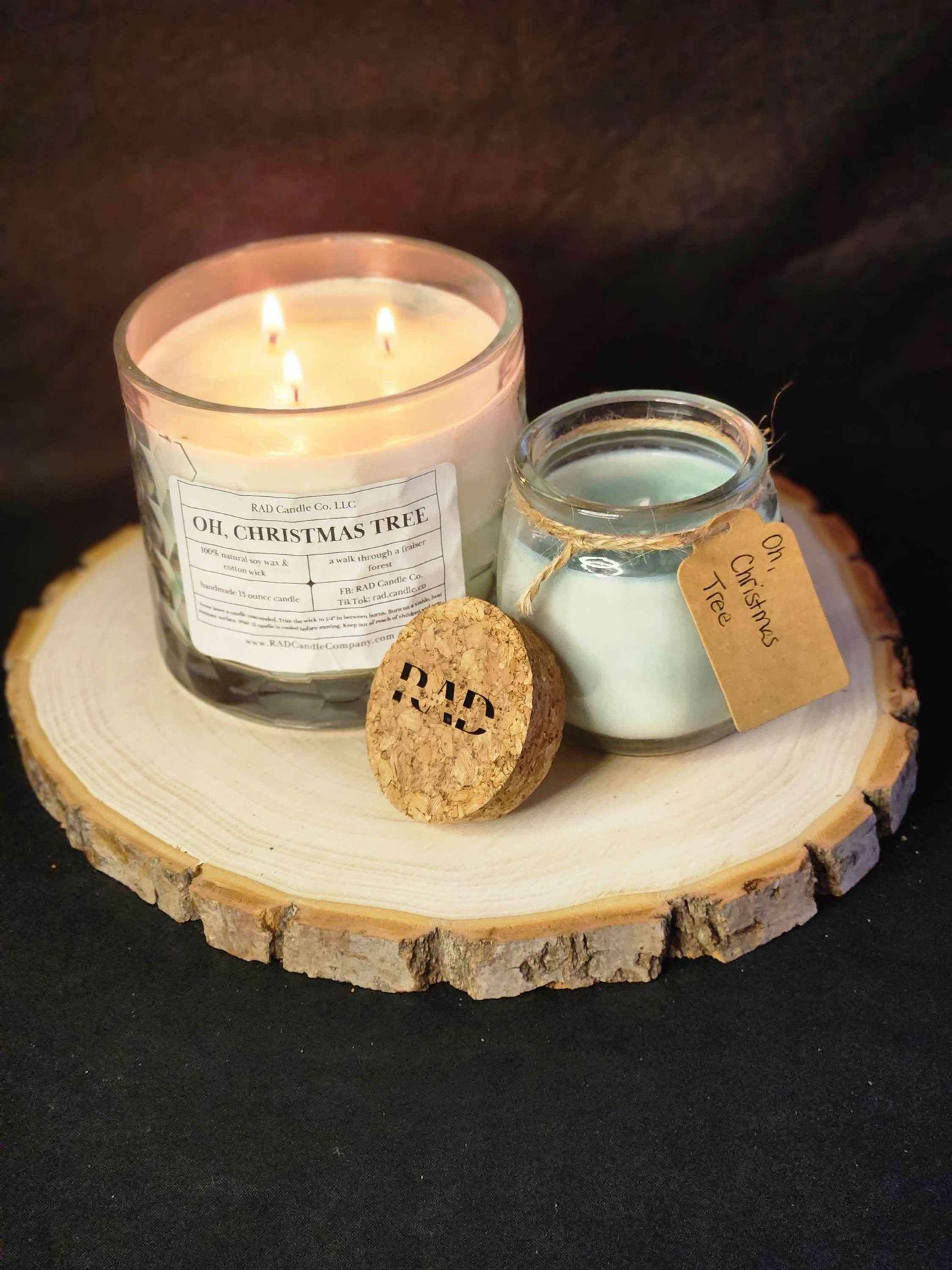 Frasier Fir Scented Soy Candles - Oh, Christmas Tree