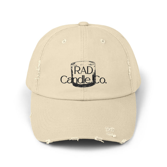 Unisex Distressed Cap with RAD Candle Co. Logo - Casual Style Hat, Trendy Accessory for Everyday Wear, Gift for Candle Lovers, [...]
