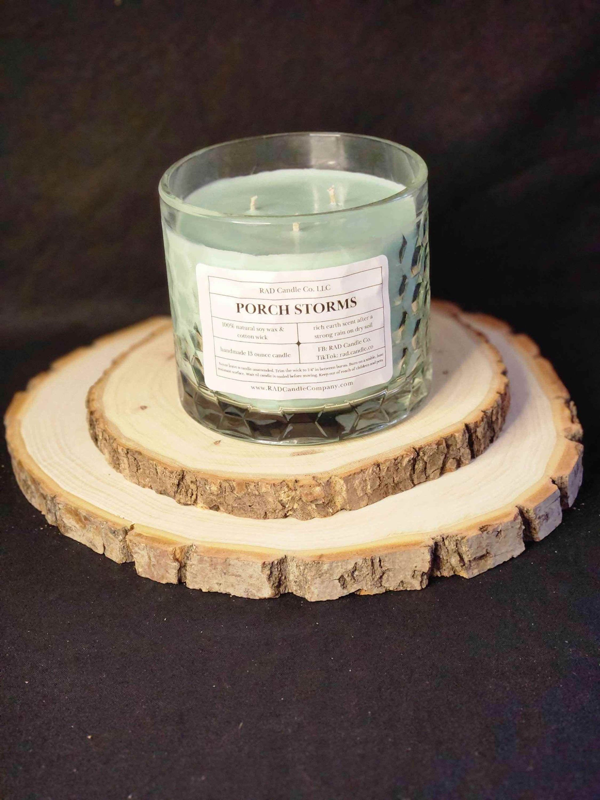 Petrichor Scented Soy Candle - Porch Storms