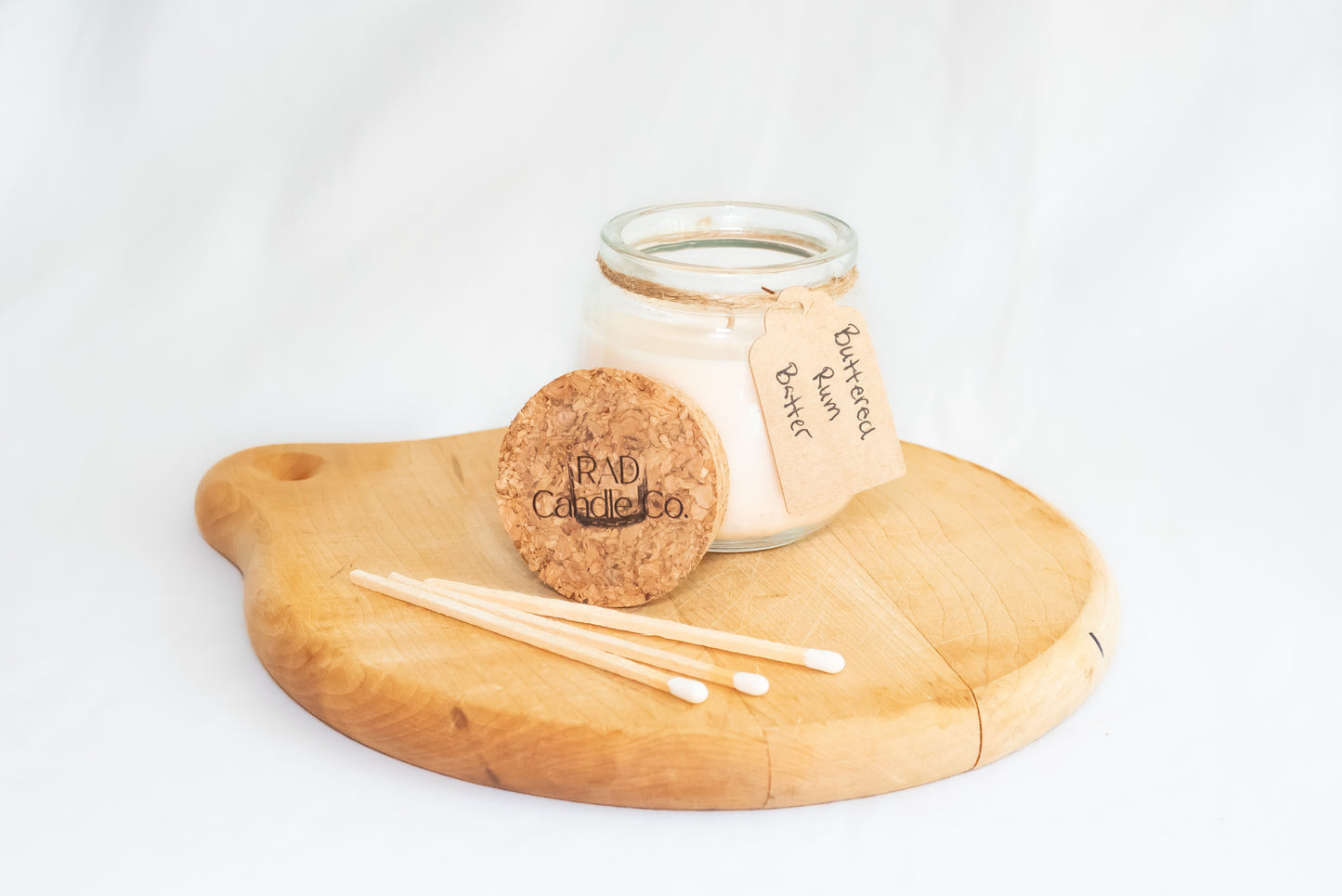 Buttered Rum Scented Soy Candle - Buttered Rum Batter