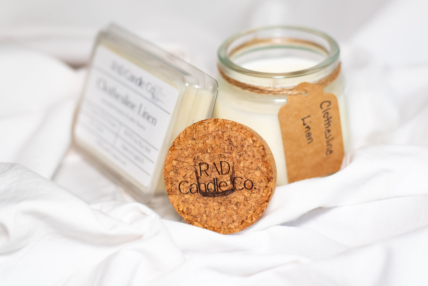 Linen Scented Soy Candle - Clothesline Linen