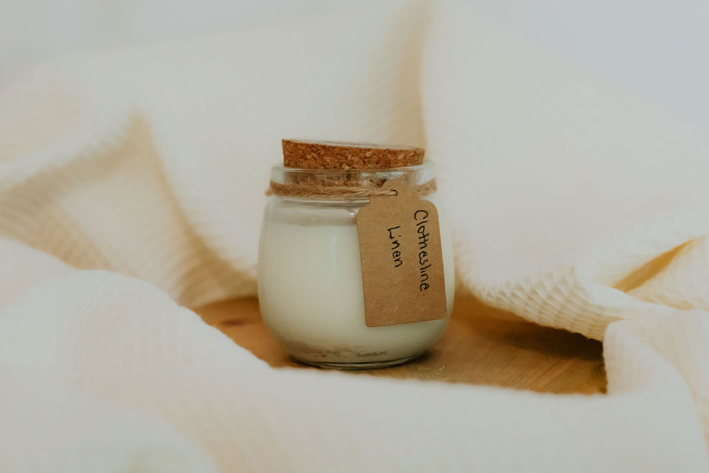 Linen Scented Soy Candle - Clothesline Linen