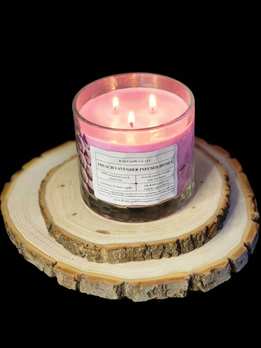 French Lavender Honey Soy Candle - RAD Candle Co.