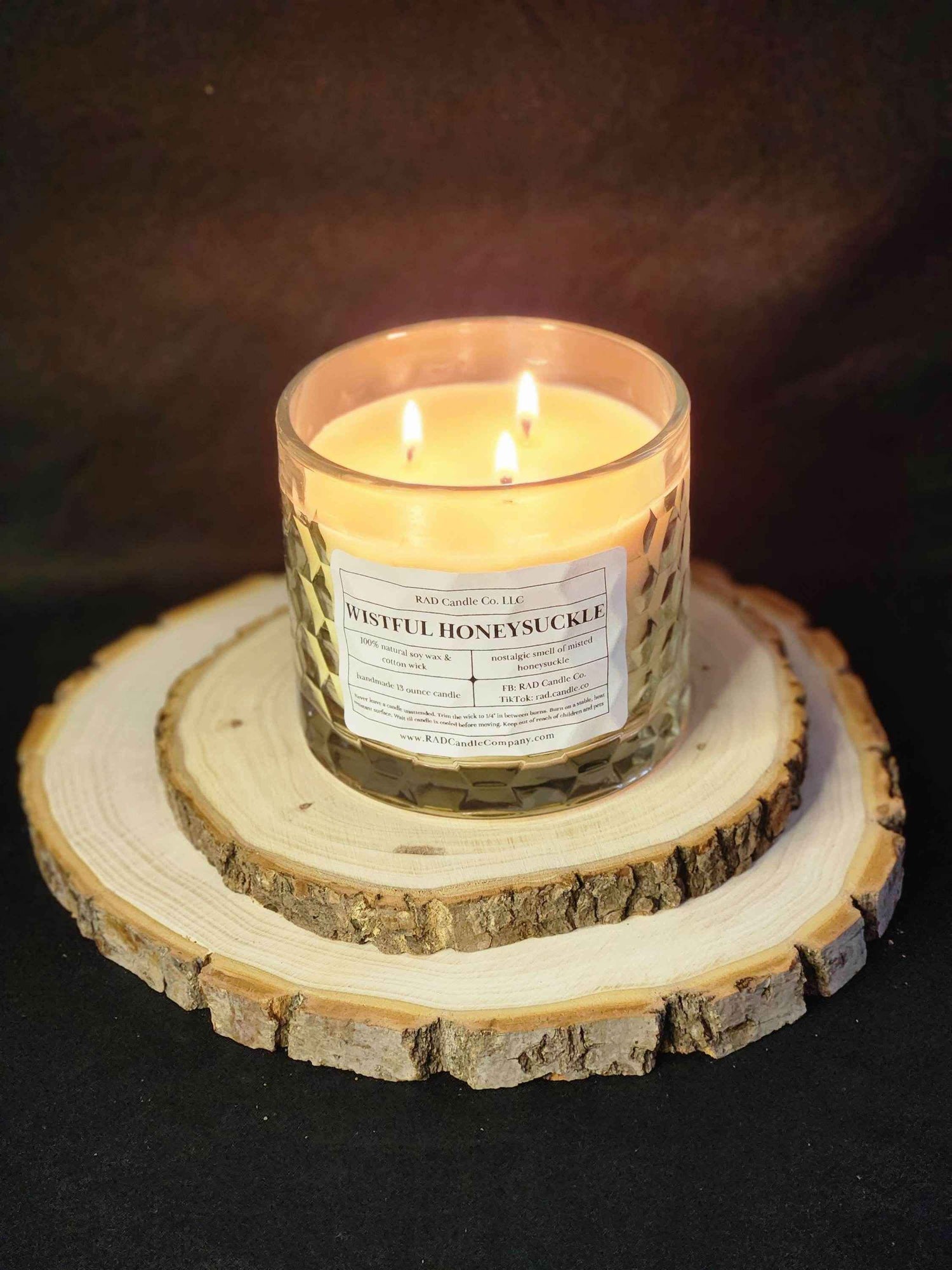 Honeysuckle Scented Soy Candle - Wistful Honeysuckle