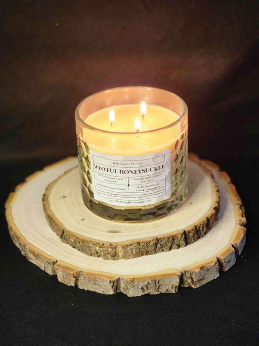 Honeysuckle Scented Soy Candle - Wistful Honeysuckle