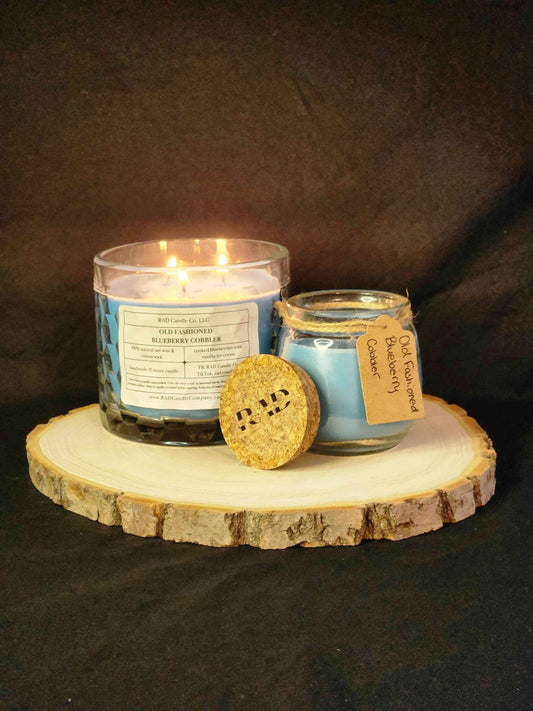 Old Fashioned Blueberry Cobbler Scented Soy Candle