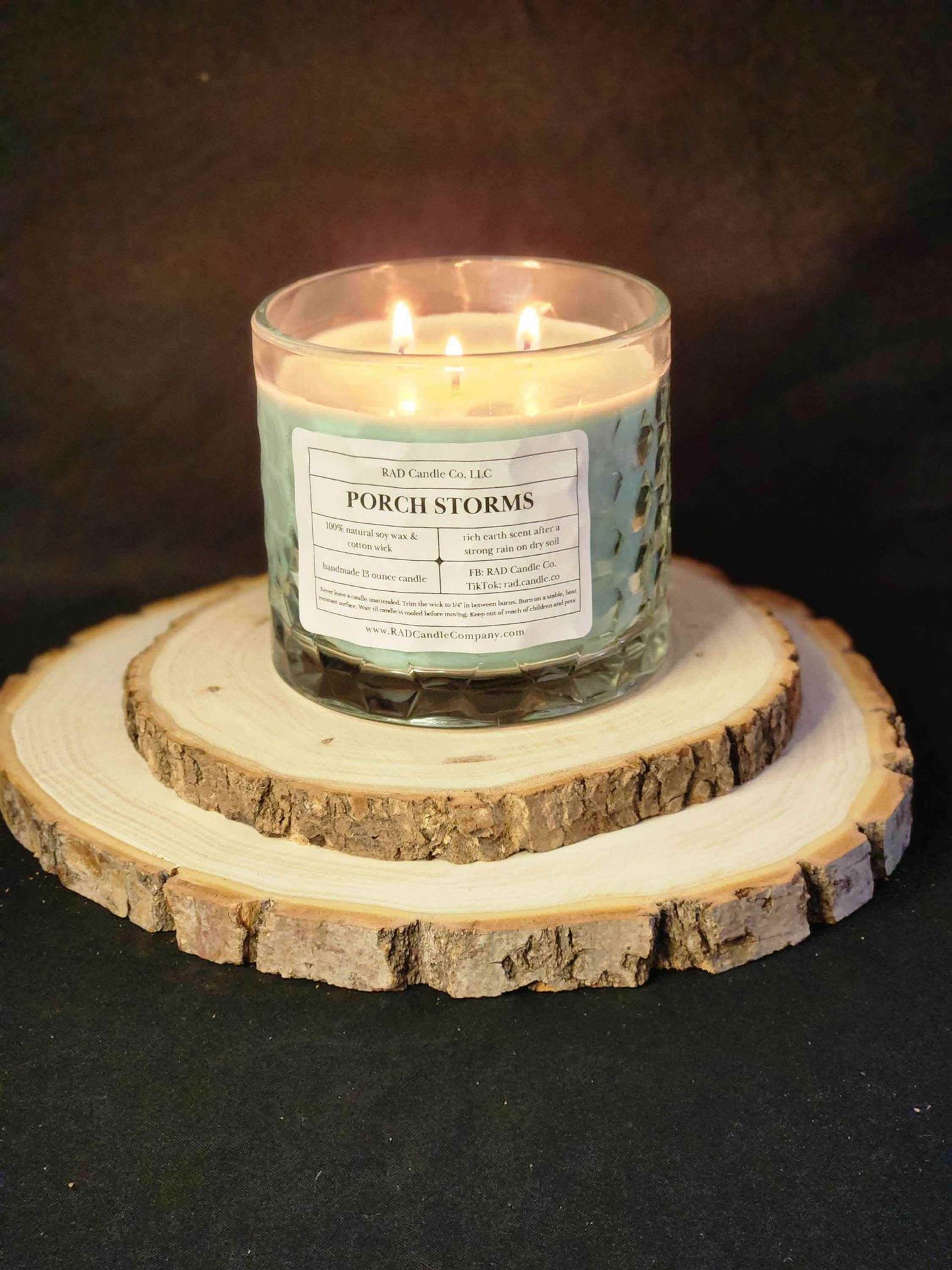 Petrichor Scented Soy Candle - Porch Storms